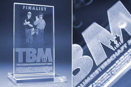 Glasaufsteller Markenaufsteller Vorschaubild