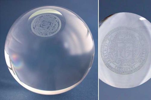 Glaskugel mit Gravur Vorschaubild