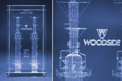 Glasquader Mitarbeitergeschenke Vorschaubild