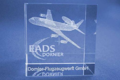 Glaswürfel 3D Vorschaubild