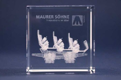 Glaswürfel Gravur Vorschaubild