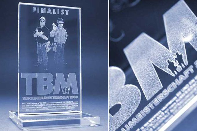 Glasaufsteller Markenaufsteller Vorschaubild