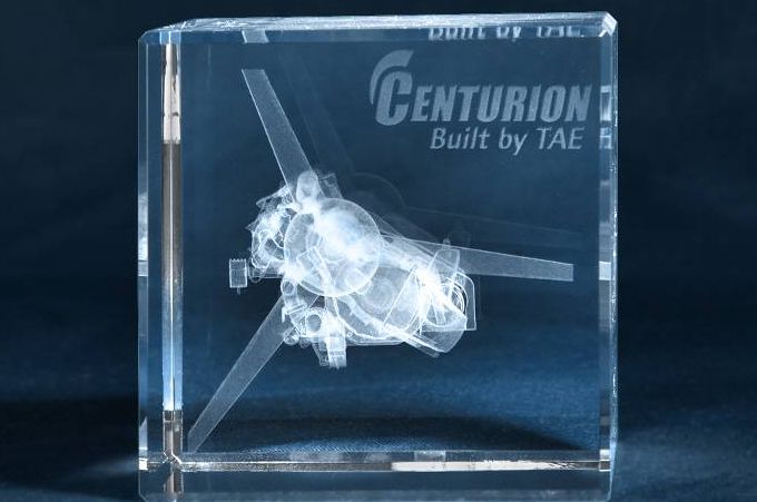 Glaswürfel mit Lasergravur Vorschaubild