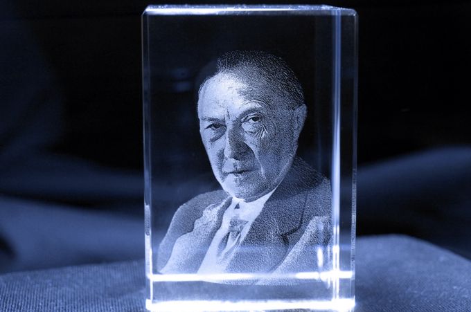 Glasquader mit 3D Bild Vorschaubild