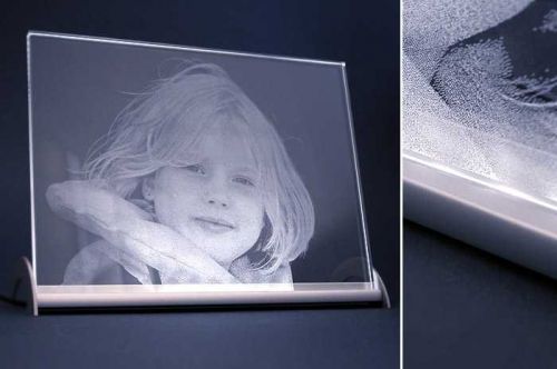 Fotoglas mit LED Beleuchtung Vorschaubild