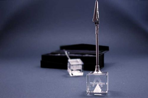 Glas-Memohalter Glaswürfel Vorschaubild