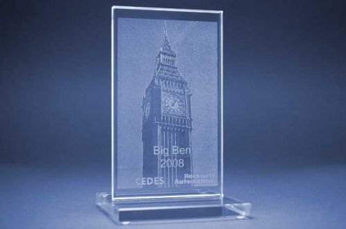 Glasaufsteller mit Logo Vorschaubild