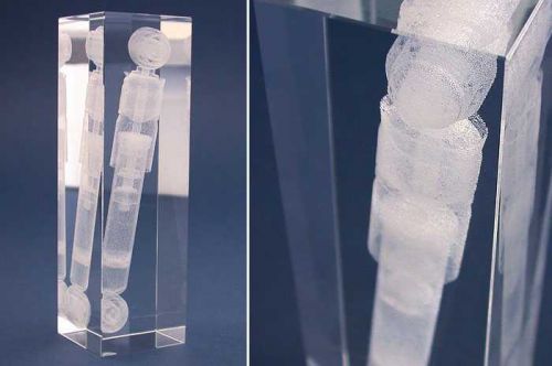 Glasquader 3D Lasergravur Vorschaubild