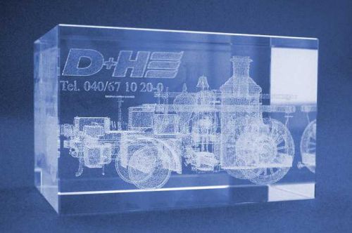 Glasquader Lasergravur Vorschaubild