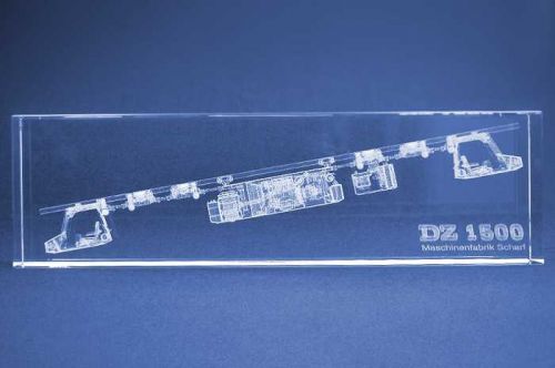 Glasquader mit Lasergravur Vorschaubild