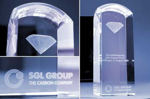 Glasquader RD 3D Lasergravur Vorschaubild