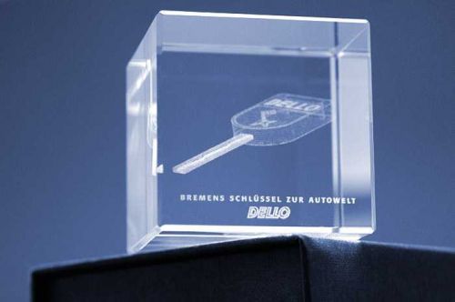 Glaswürfel mit Gravur Vorschaubild